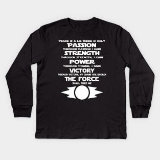 The Sith Code Kids Long Sleeve T-Shirt